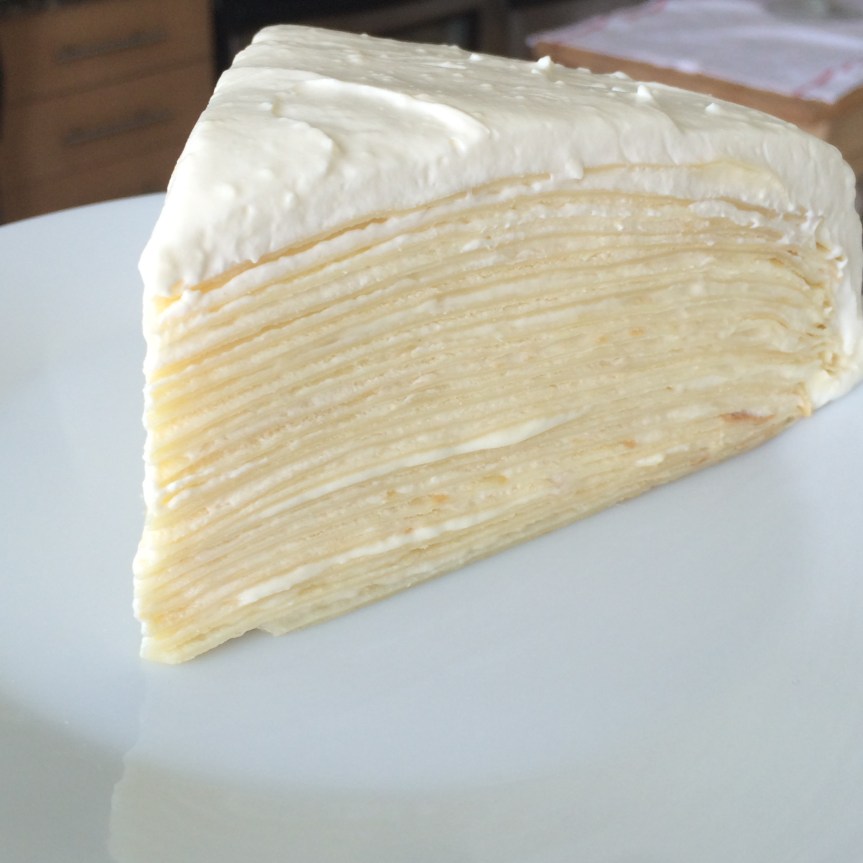 Lemon Mascarpone Mille-Crepe