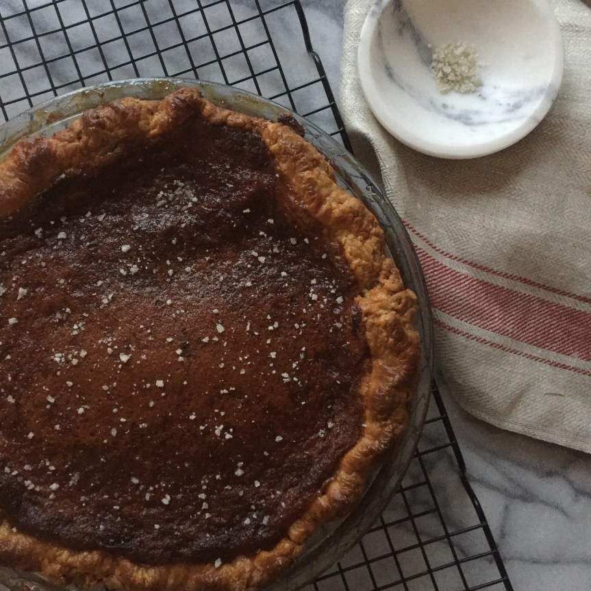 Salty Honey Custard&nbsp;Pie