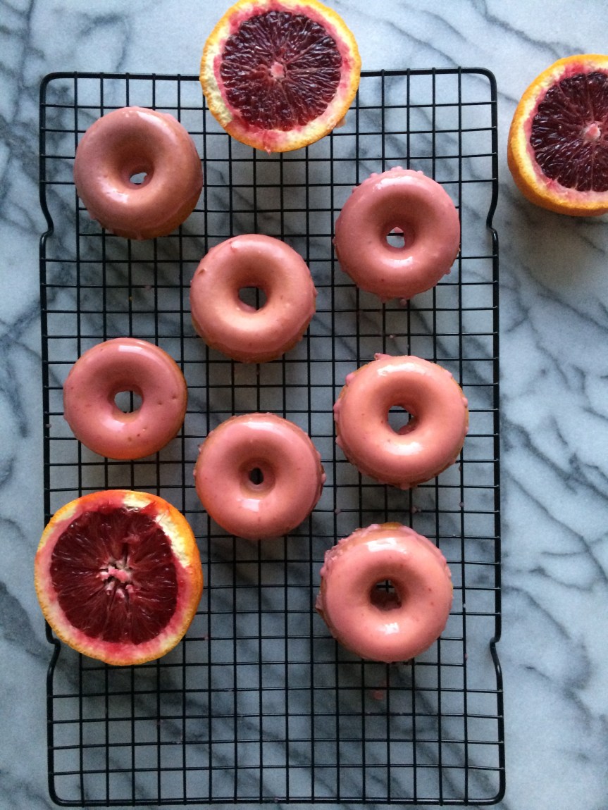 Blood Orange Donuts