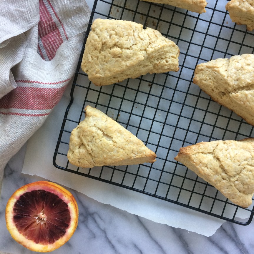 Blood Orange Scones