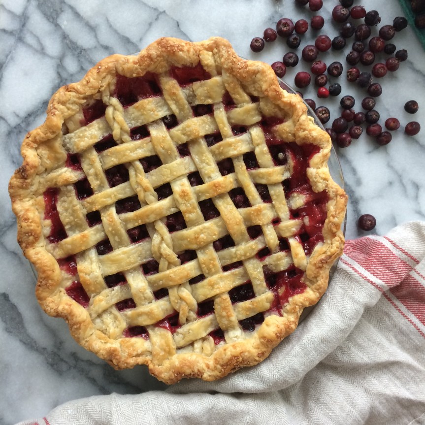 Saskatoon Berry Pie