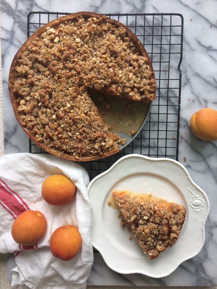 Apricot Crumble Tart
