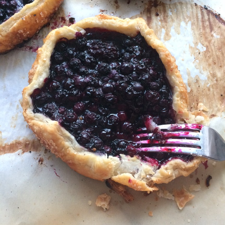 Mini Blueberry Galettes