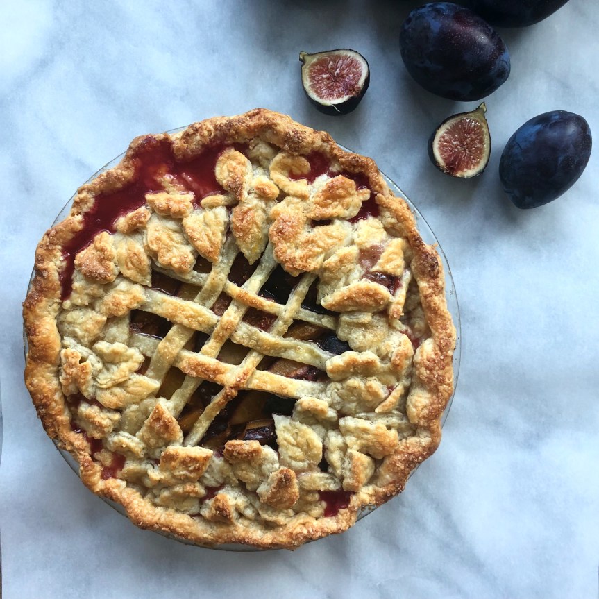 Plum Fig Pie